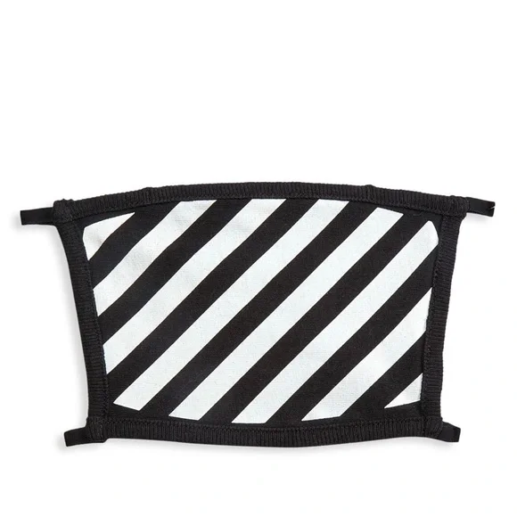 Off-White | Accessories | New Offwhite Diagonal Stripes Face Mask